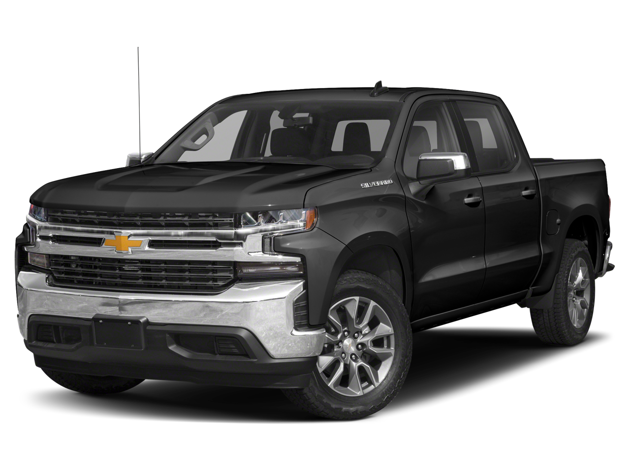 2021 Chevrolet Silverado 1500 LT in Northsky Blue Metallic — front three-quarter view