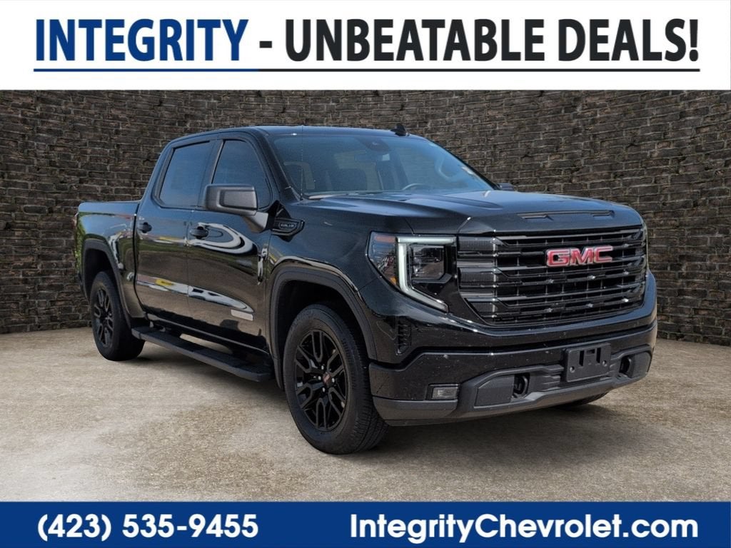 2026 GMC Sierra 1500 Elevation in Onyx Black — front three-quarter view