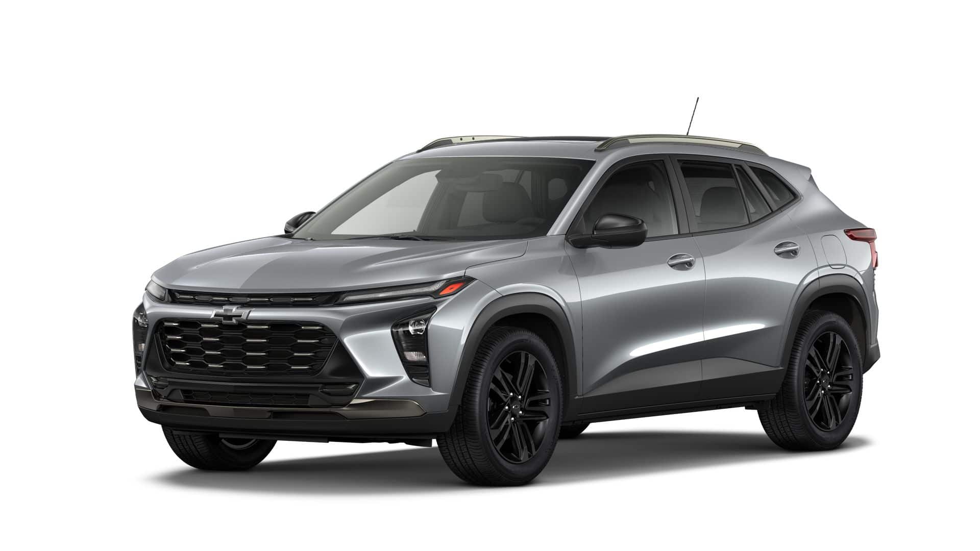 2026 Chevrolet Trax ACTIV in Sterling Gray Metallic — front three-quarter view