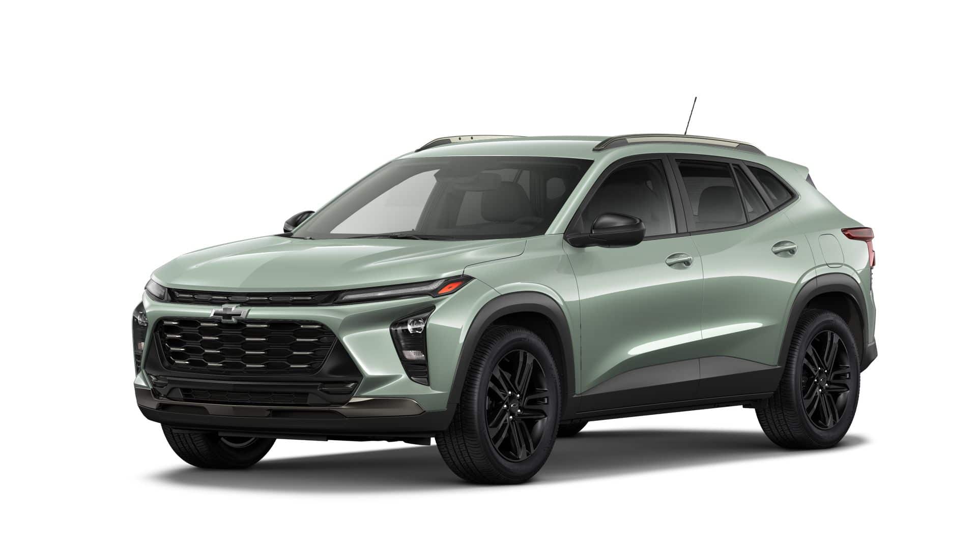 2026 Chevrolet Trax ACTIV in Cacti Green — front three-quarter view